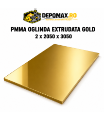 Oglinda acrilica PMMA Gold extrudata 2 x 2050 x 3050 mm Oglinda acrilica PMMA Gold extrudata 2 x 2050 x 3050 mm